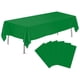 thumbnail image 1 of Mantel desechable - Paquete de 6, manteles de 54 x 108 pulgadas para fiestas, manteles decorativos para mesas rectangulares, cubierta de mesa de plástico impermeable, a prueba de fugas y resistente, 1 of 5