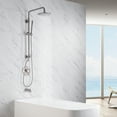 thumbnail image 7 of sumerain Brushed Nickel Retrofit Shower Systems with 9 Inch Rain Shower Head, 7 of 7