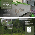 thumbnail image 6 of VegTrug Classic Raised Bed Cedar Wood Planter, Grey Wash, Small 1m, 6 of 8