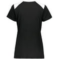 thumbnail image 5 of Holloway 223701.420.M Ladies Momentum Team T-Shirt, Black & White - Medium, 5 of 5