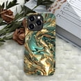 thumbnail image 7 of FKBRCL4U Compatible with iPhone 14 Pro Max Case, Abstract Gold Teal Fluid Art Pattern for Girl Full Body Design Soft Silicone Drop Shock Scratch Protection for iPhone 14 Pro Max, 7 of 7