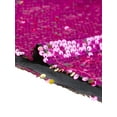 thumbnail image 6 of DARING DIVA Women's Sequin Sparkle Glitter Crop Cami Top S Fushsia Gold, 6 of 7