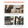 thumbnail image 6 of VEVOR Moving Blankets 12 Pcs, 72 x 40 in (32 lbs/dz) Large Packing Blankets with Cotton Filling, Heavy Duty Nonwoven Fabric Padded Moving Blanket for Shipping, Wrapping, Protecting Furniture, 6 of 9