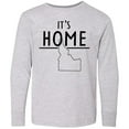 thumbnail image 3 of Inktastic It's Home- State of Idaho Outline Long Sleeve Youth T-Shirt, 3 of 5