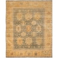 thumbnail image 3 of Safavieh  Couture Hand-knotted Oushak Rivka Traditional Oriental Wool Rug with Fringe Grey/Gold 9' x 12' 9' x 12' Living Room,Bedroom,Dining Room, 3 of 5