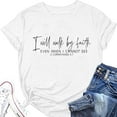 thumbnail image 3 of Women's Shirt Fashion Letter Printed Inspirational T Shirt Top Womens Active Tops Loose Fit Shirts with Long Sleeves for Women Tan Raglan Shirt Women Polyester Long Sleeve Womens Neck Long Sleeve, 3 of 3