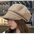 thumbnail image 2 of CoCopeaunt Women Newsboy Caps Casual Visor Beret Hat Cozy Retro Vintage Cabbie Hat for Ladies Girls, 2 of 5