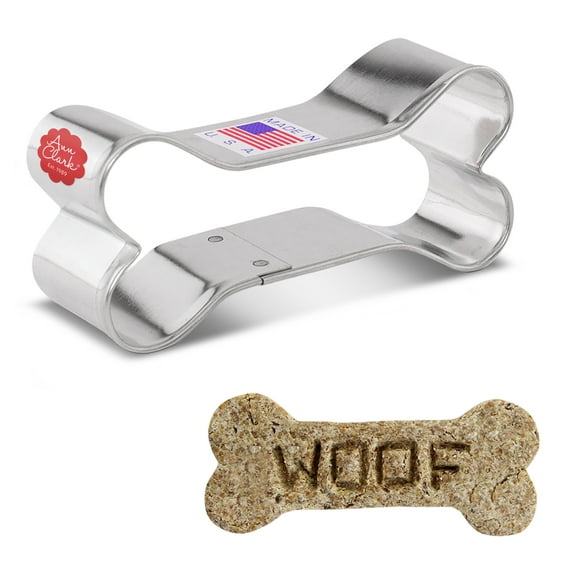 Ann Clark Dog Bone Cookie Cutter 3.25", Made in USA