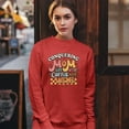 thumbnail image 4 of Conquering Mom Life With Coffee and Wine Sweatshirt Trendy Motherhood Parenting Family Soccer Mama #momlife Crewneck, 4 of 7