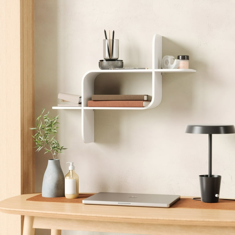 【タイムセール】Umbra Montage 木製シェルフ Montage Decorative Wall Shelf | Create An Eye-Catching Wall