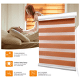 thumbnail image 4 of persiana doble capa zebra 100x200cm enrollable Malubero, Color Café, 4 of 5