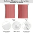 thumbnail image 2 of Wukai Stripes Red White Garden Flags Double Sided Welcome Garden Yard House Flags Outside Outdoor House (Only Flag), 2 of 8