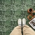 thumbnail image 5 of 10 Pcs Dark Green Marble Peel and Stick Floor Tiles, 12x12 in Covers 10 Sq. Ft. Self‑Adhesive DIY Vinyl Flooring, Removable & Waterproof for Bathroom, Kitchen, Walls, Bedroom, 5 of 8