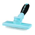 thumbnail image 1 of Cepillo autolimpiante para gatos y perros: cepillos de aseo para gatos que eliminan enredos, nudos y pelos sueltos, cepillo adecuado para gatos de pelo largo y corto (azul), 1 of 5