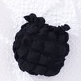 thumbnail image 5 of GYRATEDREAM Toddler Baby Girl Romper Jumpsuit Kids Crewneck Short Puff Sleeve Cross Back Pit Strip Onesie with Bag Spring Summer Outfit Clothes Black for 2-7Y, 5 of 8