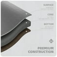thumbnail image 3 of PABUBE Kitchen Rug Set, Non Slip Kitchen Mat Set of 2 Piece, Cushioned Anti Fatigue Kitchen Mats for Standing, 17"x47"+17"x71", Grey, 3 of 8