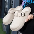 thumbnail image 1 of Zuecos unisex de EVA, sin cordones, para enfermeras, antideslizantes, ligeros, para jardín, con puntera redonda ajustable para médicos y enfermeras, 1 of 9