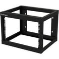 thumbnail image 2 of StarTech.com 6U 19 Pouces Wall Mount Network Rack 19 Pouces Deep 2 Post Open Frame for Server Room Data/AV/IT/Communication/Computer Equipment/Patch Panel with Cage Nuts/viss Hook/Loop, Cisco 2960 - 19 Pouces Wallmount Rack (RK619WALLO) - Cadre Ouvert en Rack - 2 Poteaux - Montable au Mur - Noir - 6U - 19 Pouces, 2 of 12