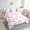 White, variant on Erosebridal Bow Bedding Sets Twin Size,Cute Kawaii Comforter Sets with Sheets,Reversible,7pcs