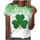 thumbnail image 1 of Camisetas Casuales de Manga Corta con Cuello de Tripulación Impresa de San Valentín Tee Gráfica Ligera Top 95% Poliéster 5% Elastano para el Uso Diario, Camiseta de Moda Cómoda, 1 of 8