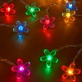 thumbnail image 6 of Christmas Thanksgiving Flower-Shaped LED String Lights - Multi-Color Flashing, Outdoor Camping & Xmas Stall Decor, Atmosphere Maker, 6 of 6