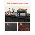 thumbnail image 3 of VEVOR Table de Camping Pliante, Table de Cuisine de Camping Pliante Portable pour l'Extérieur Station de Cuisson 3 Hauteurs Réglables, 3 of 9