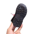 thumbnail image 5 of IEMIEMIEM Boots for Girls with Side Zipper Lace Up Star Print Girls Beige Comfortable Cute Combat Boots Kids Boot for Kids/Toddler Girl Boot Black 9.5 Toddler, 5 of 9