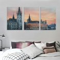 thumbnail image 3 of nygtbtfer 3 Piece Canvas Wall Art - View of Hungarian Parliament Building, Budapest - Modern Home Art Stretched and Framed Ready to Hang  12x16x3pcs, 3 of 4