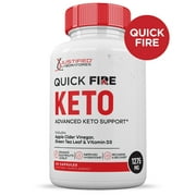 (2 Pack) Quick Fire Keto ACV Pills 1275mg Alternative to Gummies Dietary Supplement 120 Capsules