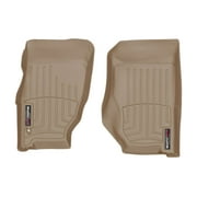 WeatherTech Custom Fit FloorLiners compatible with 2002-2007 Jeep Liberty - 1st Row (Driver & Passenger), Tan