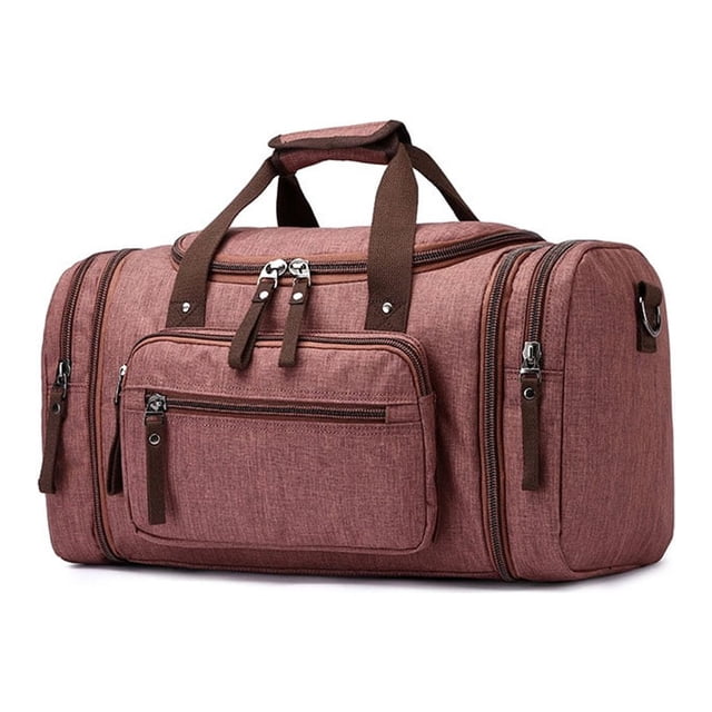 Sonducket Bolsa de viaje para exteriores, senderismo, escalada, playa, teléfono móvil, gafas de sol, almacenamiento de ropa, equipaje, bolso de Envolturas para manijas de equipaje Marrón