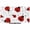 Red White, variant on TV Cover Indoor, Cartoon Animals Stretch TV Dust Cover Television Screen Protector, Funny Modern Simple Red Love Stripes Elastic Polyester Display Covers, Monitor Slipcover for LED LCD TVs 24 Inch