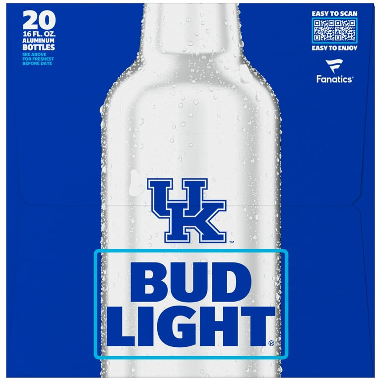Bud Light 16oz Alum Bottle Coozie Set