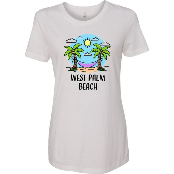 Inktastic Summer Vacation in West Palm Beach Women's T-Shirt