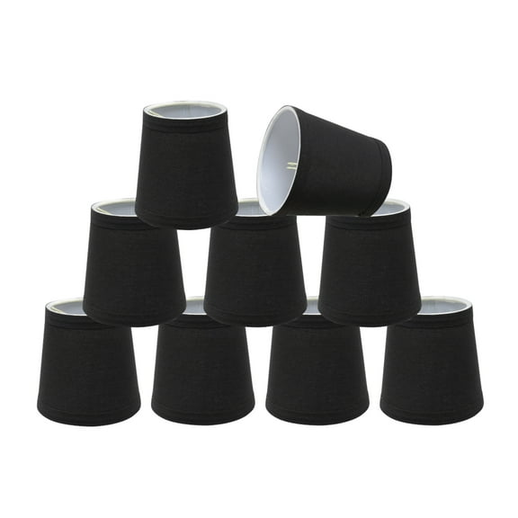 Aspen Creative Corporation 4'' Cotton Empire Candelabra Shade (Set of 9)