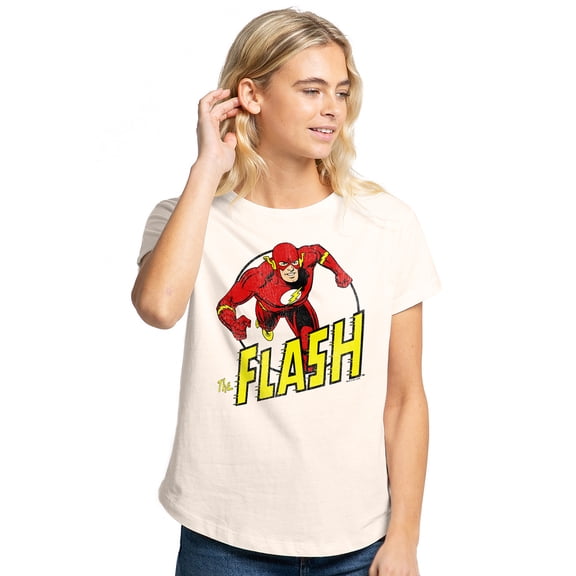 The Flash Run Flash Run Women's Graphic T-Shirt Rolled Sleeve Tee