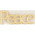 thumbnail image 2 of 1 Pc, 6.5" X 2.5 Print & Unfinished Welded Word Peace For Home & Events Decor, 2 of 4