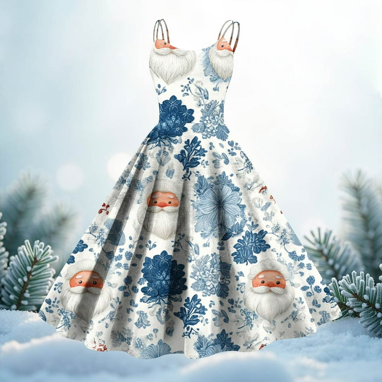 Womens Christmas Plus Size Dresses Christmas Dress with Cute Xmas