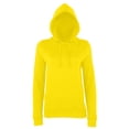 thumbnail image 1 of AWDis - Sudadera con capucha modelo College para mujer (Amarillo Sol), 1 of 2
