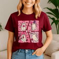 thumbnail image 4 of Halloween Ghost Pink Cute Ghost Coquette Shirt, Halloween Shirt, Spooky Season Tee, Happy Halloween, Ghost Pumpkin Tshirt, Funny Holiday Gift,Horror Witchy ,Trick Or Treat, 4 of 5