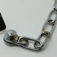 thumbnail image 2 of DEEPCRAFF 1Pcs Silver Iron Door Chain Lock for Home Security Indoor Use 8.6 x 3.5 x 1 in, 2 of 8