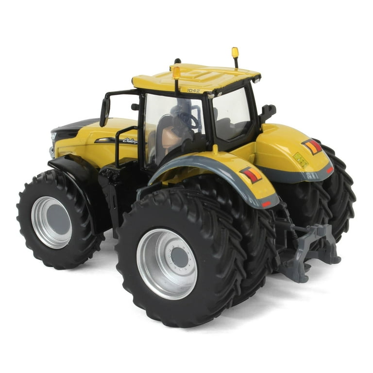 Challenger 1042 Tractor with Dual Wheels Yellow 1/64 Diecast Model