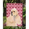 thumbnail image 3 of Carolines Treasures SS4522GF 11 x 15 In. Buff Cocker Spaniel Hearts Love Valentines Day Flag- Garden Size, 3 of 3