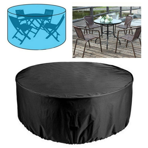 Round Patio Furniture Cover Protective, Round Garden Table Furniture Covers