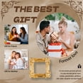 thumbnail image 4 of DESIGNICE 3Pcs Vintage Picture Frames,Enhance Feel Photo Frames,Multi-Scene Gold Picture Frames,5.91"X5.91",Style1, 4 of 7