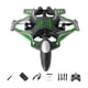thumbnail image 2 of Avión teledirigido de control remoto, fácil de controlar, con helicóptero de juguete ligero para adolescentes, principiantes, adultos y niños, regalo verde 1 Batería, 2 of 6