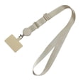 thumbnail image 2 of Seitruly Cordones universales para teléfono, parche cruzado para viajar, senderismo, portátil, desmontable, para colgar en el cuello, correa Teléfono y Comunicación Beige, 2 of 6