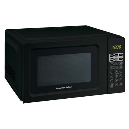 Proctor Silex 0.7 Cu.ft Black Digital Microwave