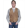 thumbnail image 1 of Scully 503-221-38 Mens Leather Wear Western Vest, Maple, Size 38, 1 of 3