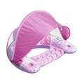 thumbnail image 1 of Lipstore Inflatable Pool Float with Large Canopy Float Bed for Water Funs Party Travel pink, 1 of 8